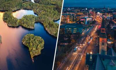 Helsinki Airport tour to Nuuksio National Park and city center
