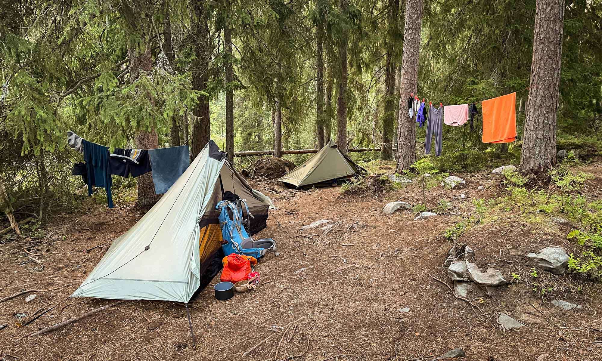 Vaelluskurssi aloittelijoille. Camping course for beginners in Finland.