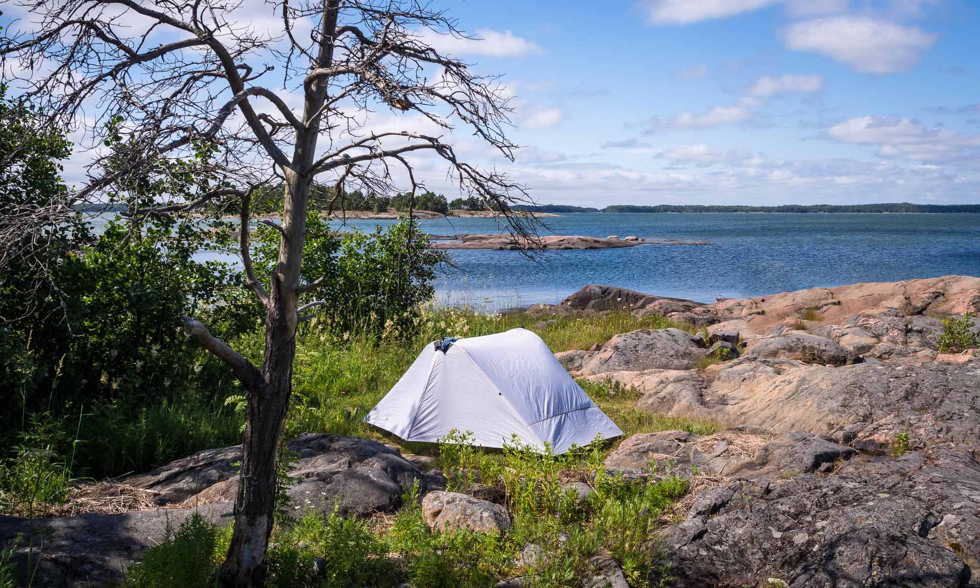 Camping in Helsinki archipelago