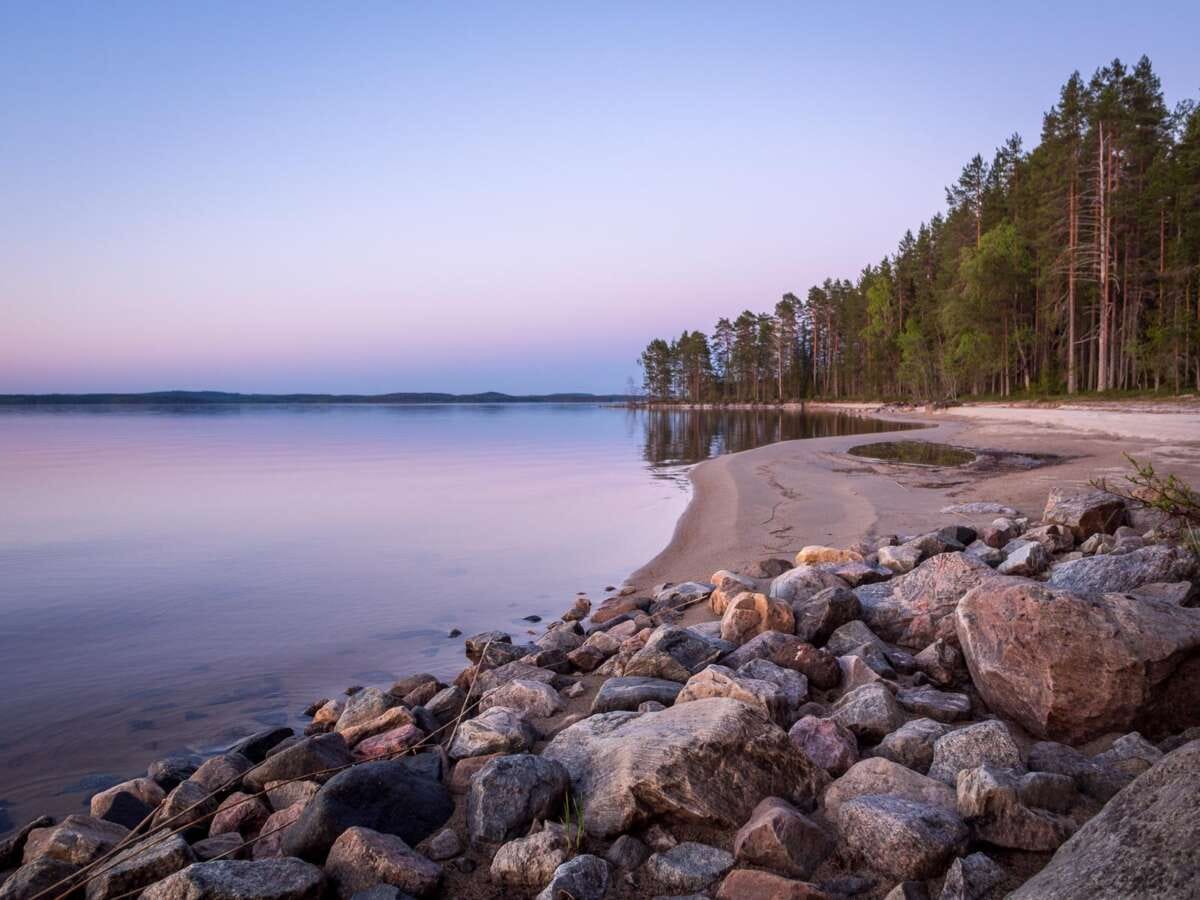 Herajärven kierroksen vaeltaminen Kolilla.