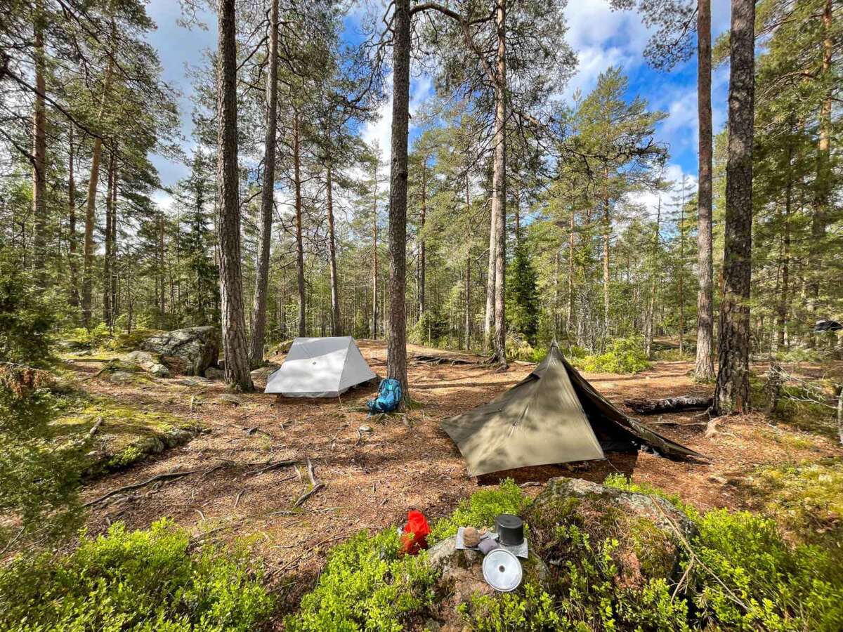 Camping in Nuuksio National Park