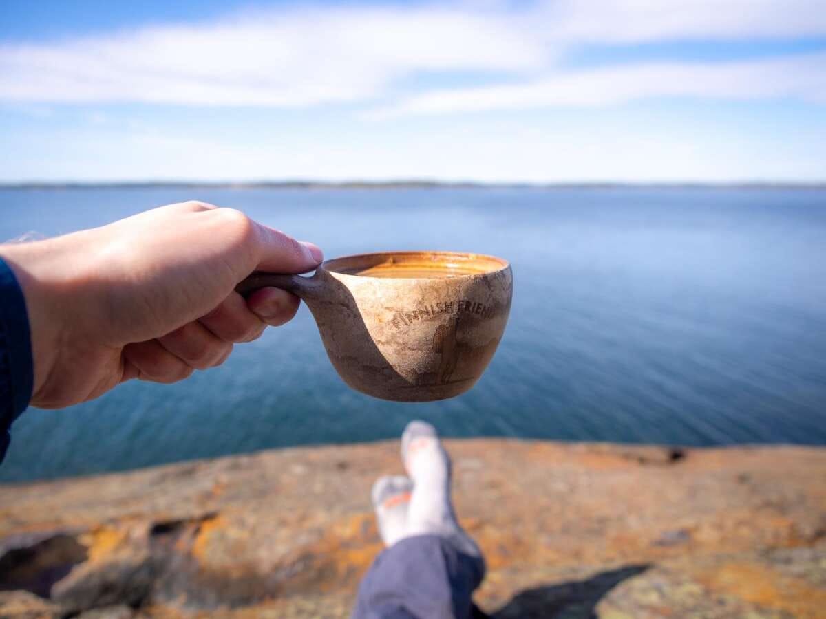 Real coffee on hiking tours