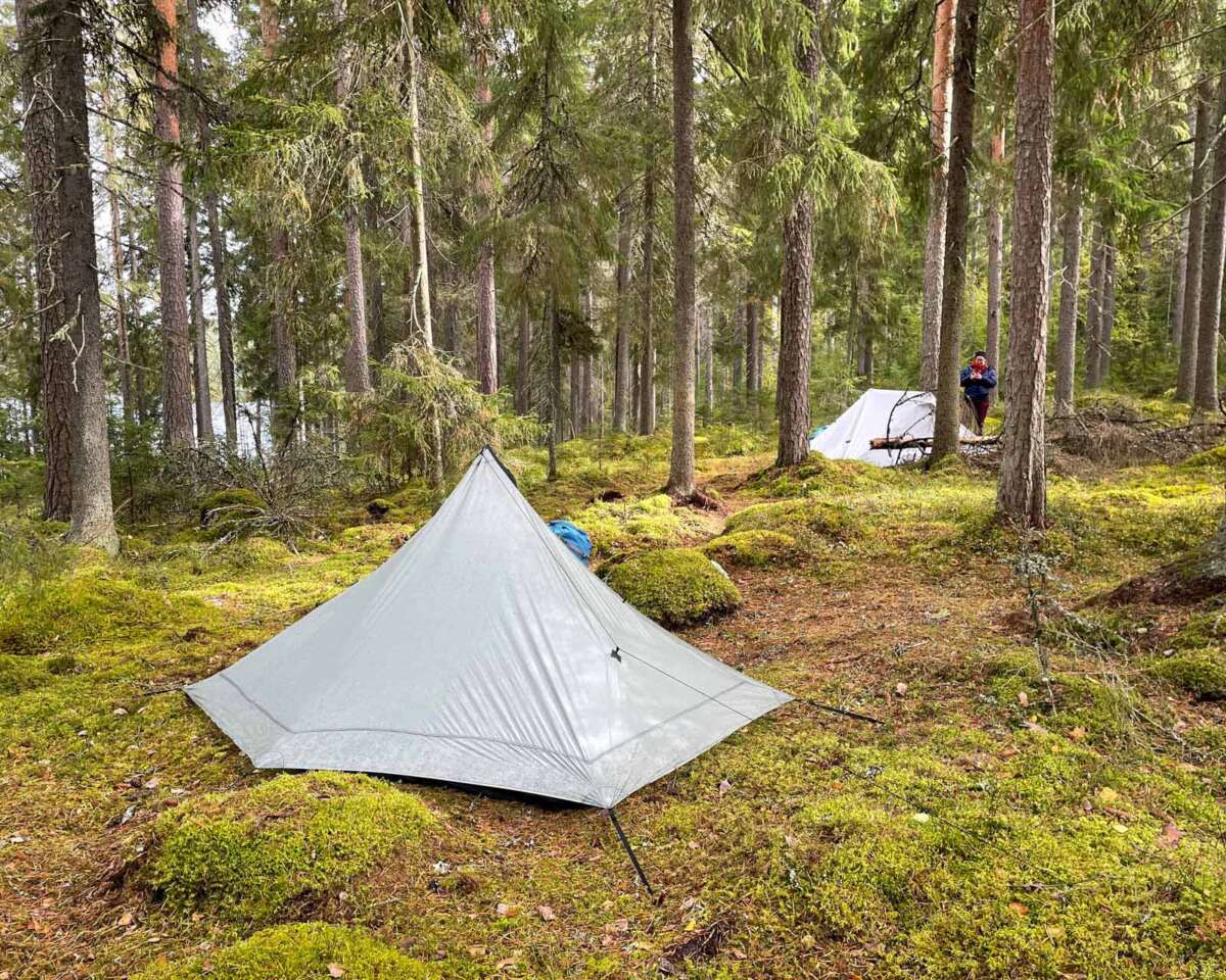 Camping and hiking in Repovesi National Park